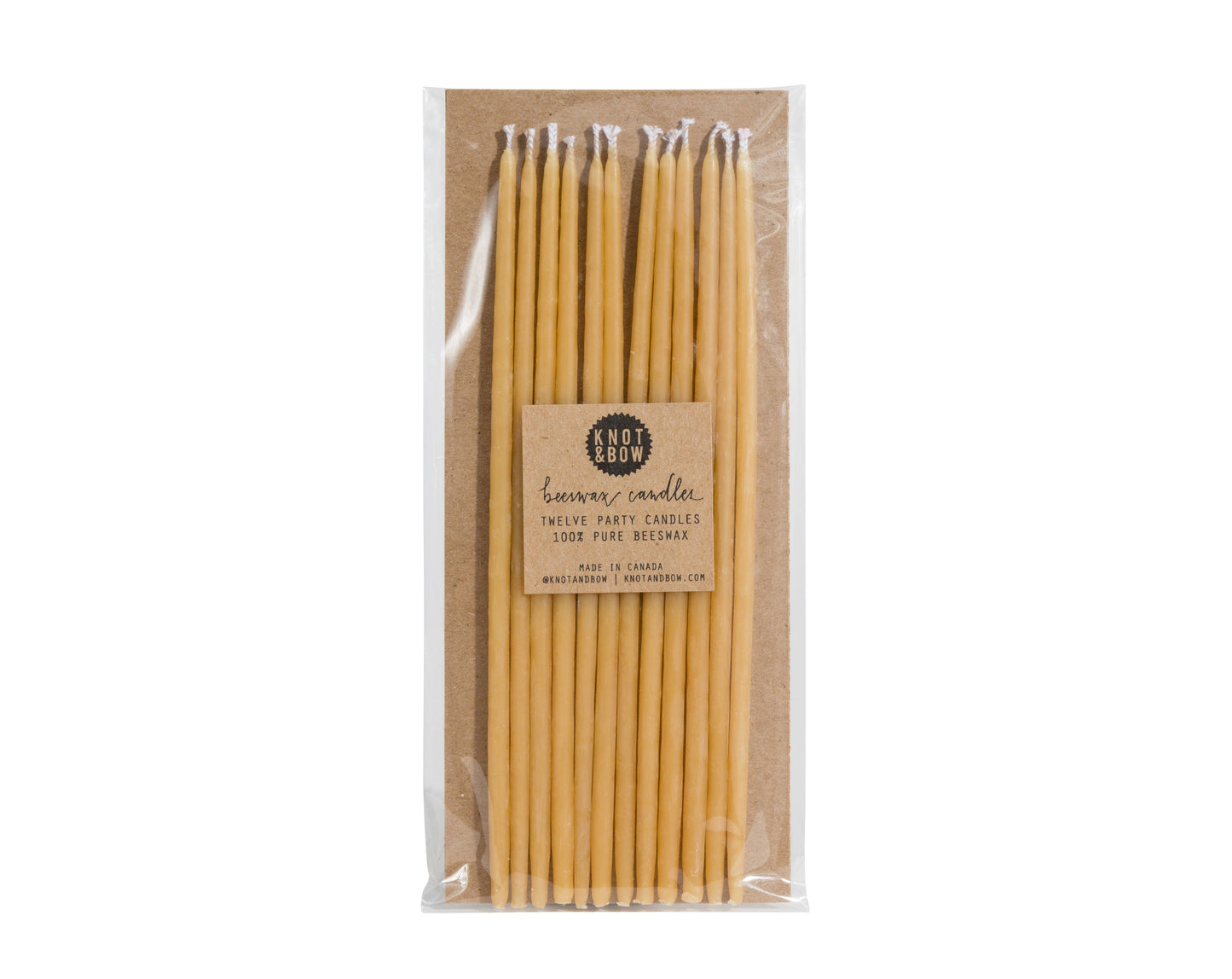 Tall Beeswax Birthday Candles