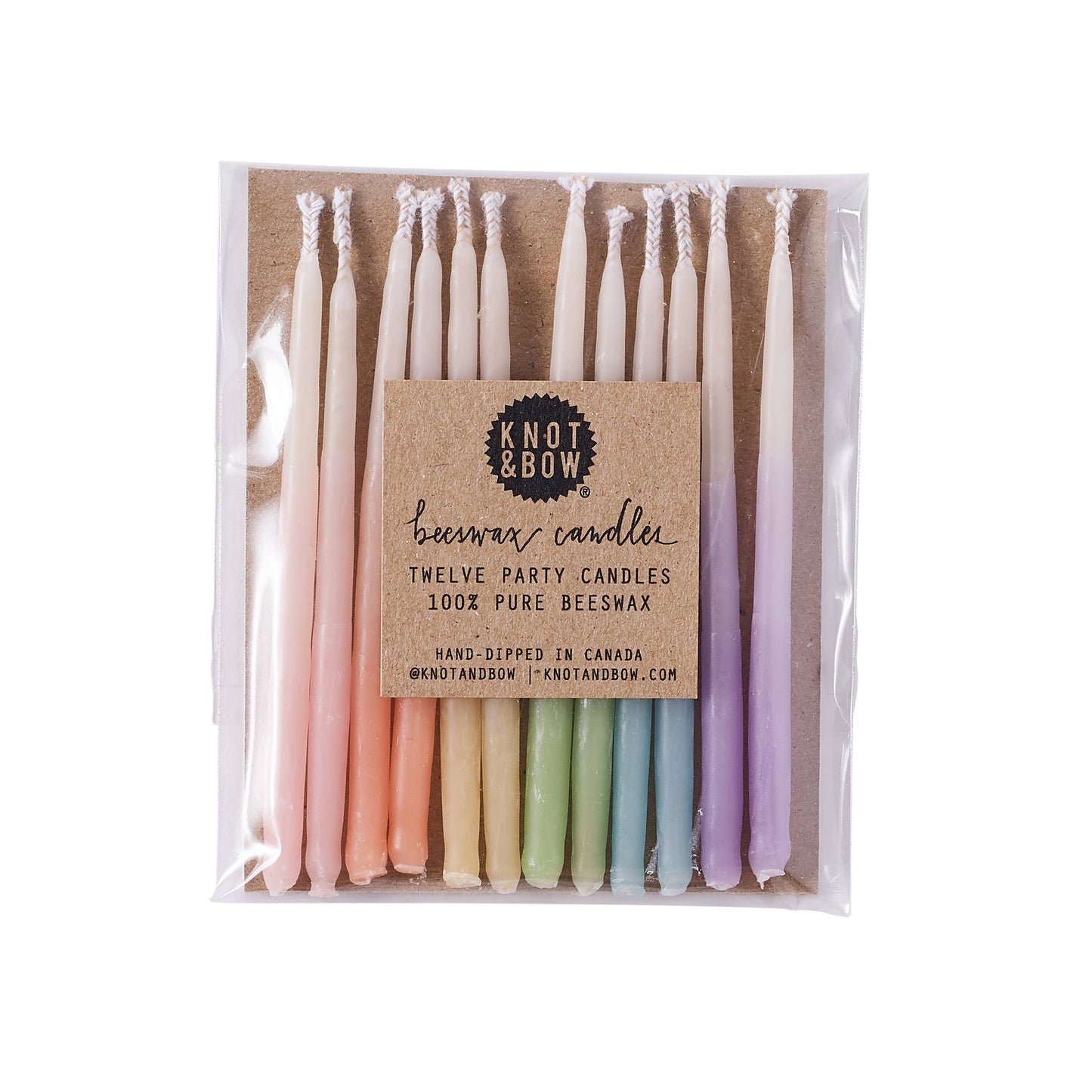 Beeswax Birthday Candles