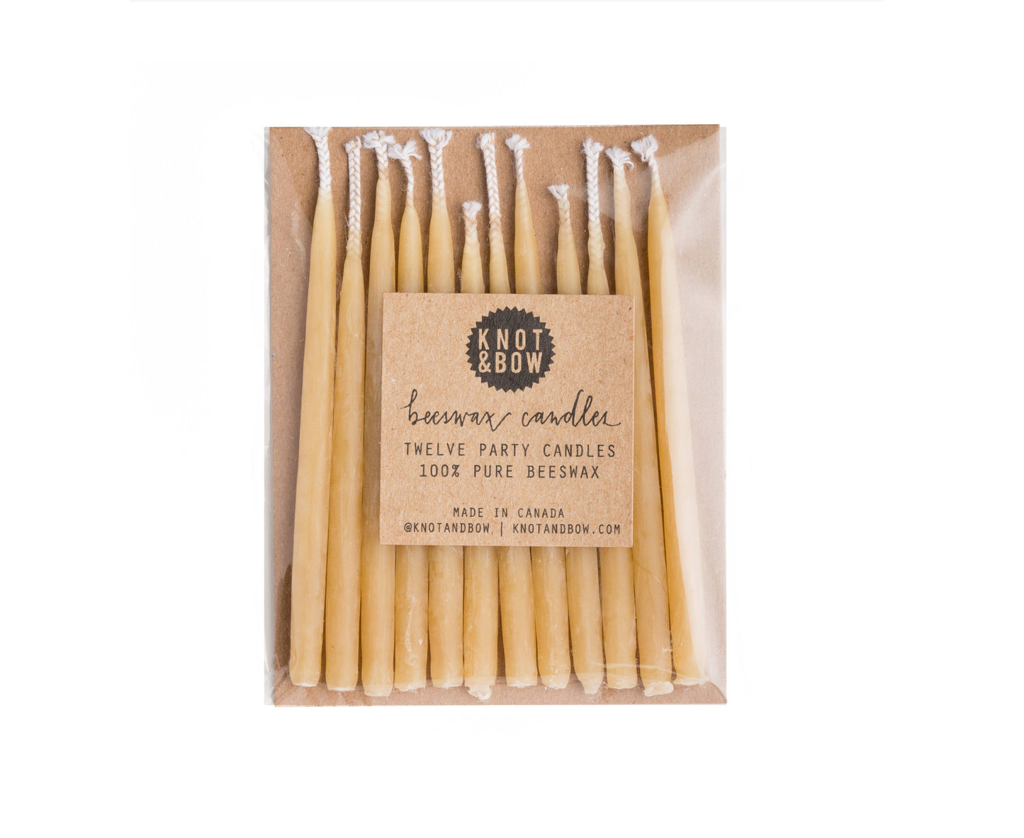 Beeswax Birthday Candles