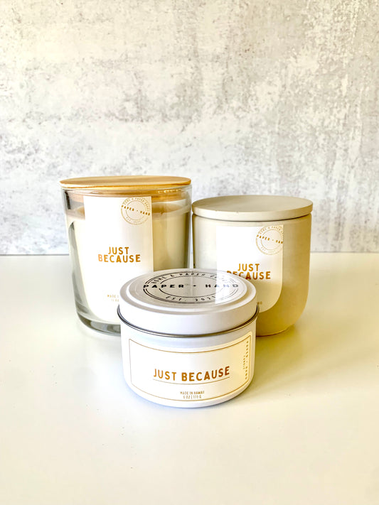 6 oz tin - Scented Soy Wax Candle