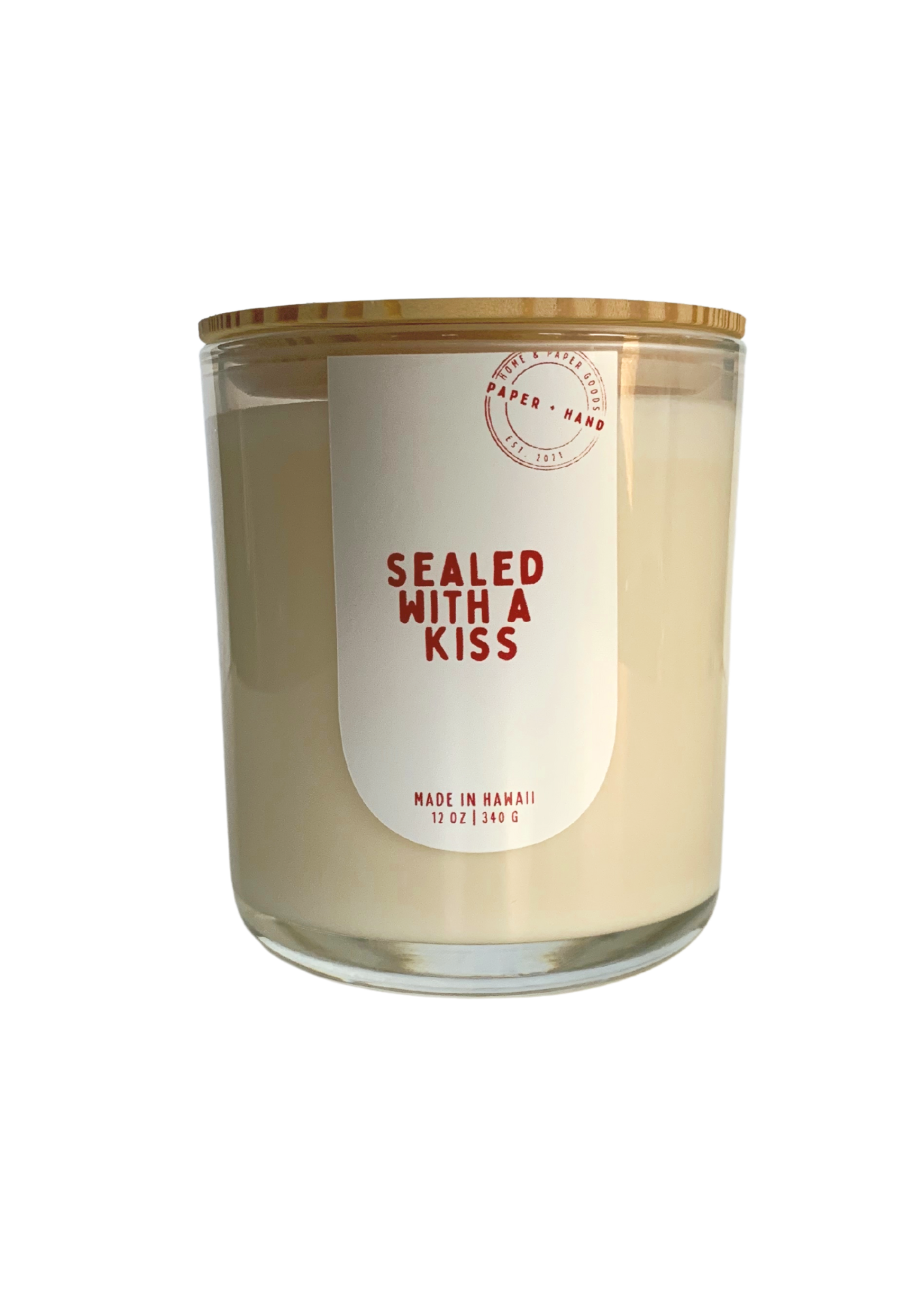 12 oz Glass Jar - Scented Soy Wax Candle