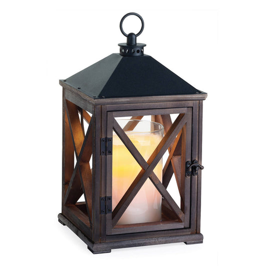 Wooden Candle Warmer Lantern