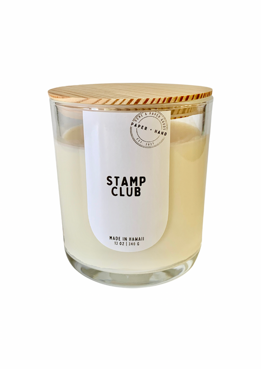 12 oz Glass Jar - Scented Soy Wax Candle